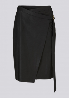 14359 Wrap skirt samanta black