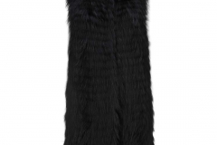 7081 Vest, Finn- raccoon w. ela lamb side panel, black