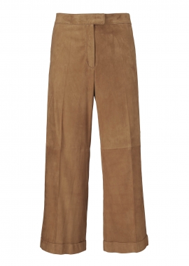 13372 Cropped tailored trousers pressfold